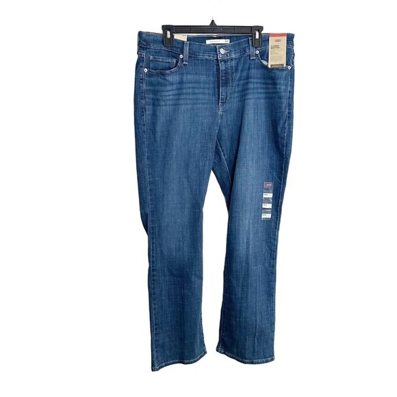 Levi's Women's Classic Bootcut Jeans Lapis Awe Blue Medium Wash Size 16 NEW - Picture 2 of 7